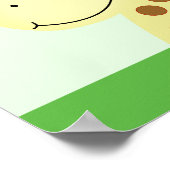 JUNGLE ZOO PARTY Individuell gestaltetes Geburtsta Poster (Ecke)