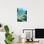 Jungle-Zuflucht Poster (Heimbüro)