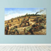 Jungleers on Biak von Keith Rocco Print Leinwanddruck (Insitu (Holzboden))