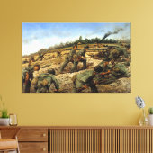 Jungleers on Biak von Keith Rocco Print Leinwanddruck (Insitu (Wohnzimmer))