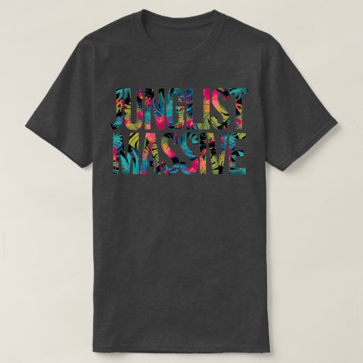 Junglist Massive Jungle Music Inspiriert  T-Shirt (Design vorne)