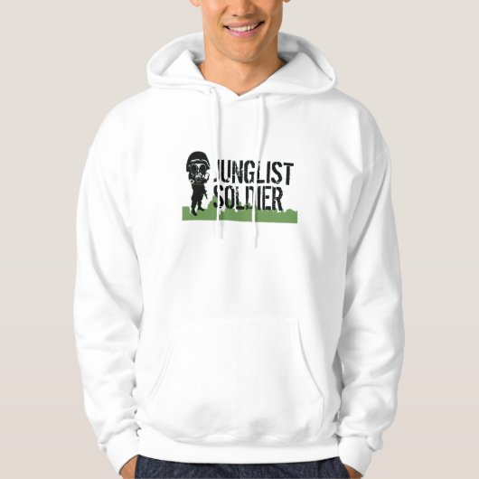 Junglist Soldat Hoodie (Vorderseite)