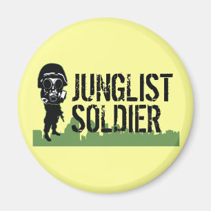Junglist Soldat Magnet