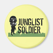 Junglist Soldier Magnet (Vorne)