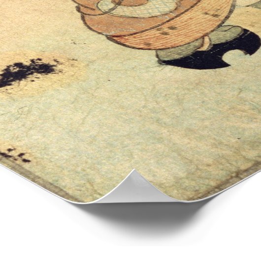 Jungpaar am Neujahrstag Poster (Ecke)