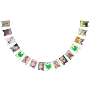 Jungs 1. Geburtstag Party Wimpelkette