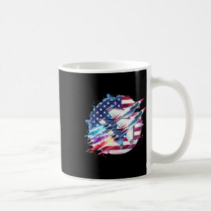 Jungs 4. Juli American USA Flag Jet 1 Kaffeetasse