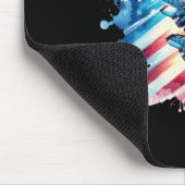 Jungs 4. Juli US-Flagge Fighter Jet 2 Mousepad (Ecke)