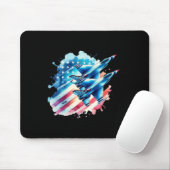 Jungs 4. Juli US-Flagge Fighter Jet 2 Mousepad (Mit Mouse)