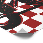 Jungs 6. Motocross Dirt Bike Geburtstag Poster (Ecke)