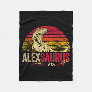 Jungs Alex Saurus Dinosaurier Rex Name Fleecedecke