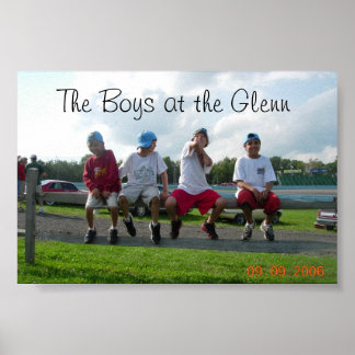 Jungs am Glenn Poster