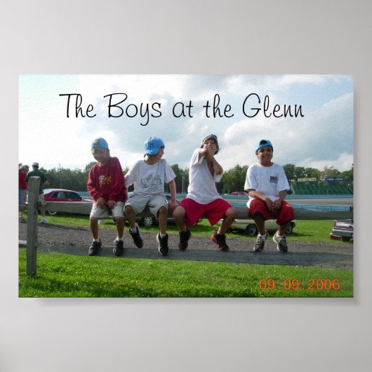 Jungs am Glenn Poster (Vorne)