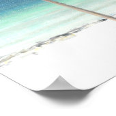 Jungs am Strand Kenya Poster (Ecke)