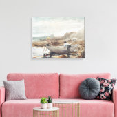 Jungs am Strand Leinwanddruck (Insitu (Wohnzimmer))
