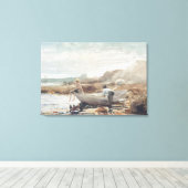 Jungs am Strand Leinwanddruck (Insitu (Holzboden))
