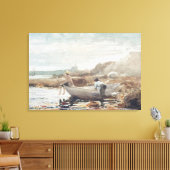 Jungs am Strand Leinwanddruck (Insitu (Wohnzimmer))