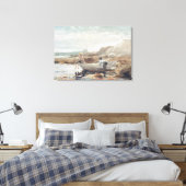 Jungs am Strand Leinwanddruck (Insitu (Schlafzimmer))