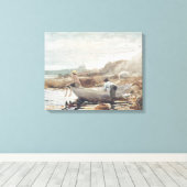 Jungs am Strand Leinwanddruck (Insitu (Holzboden))