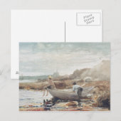 Jungs am Strand Postkarte (Vorne/Hinten)