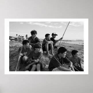 Jungs am Ventura Beach Poster