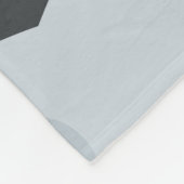 Jungs Astronaut auf dem Mond, Mit Monogramm Vornam Fleecedecke (Ecke)