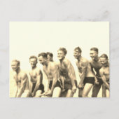 Jungs auf einem Seil Postkarte (Vorderseite)