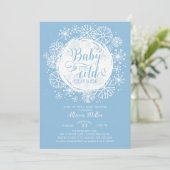 Jungs Baby es ist kalt draußen Einladung (Stehend Vorderseite)