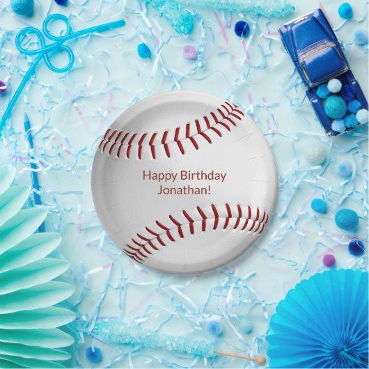 Jungs Baseball-Softball-Party Pappteller (Party)