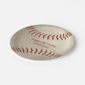 Jungs Baseball-Softball-Party Pappteller (Schrägansicht)