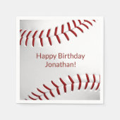 Jungs Baseball-Softball-Party Serviette (Vorderseite)