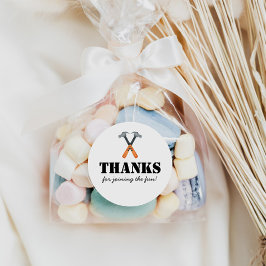 Jungs Baumeister Runder Aufkleber