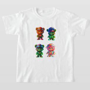 Jungs Baumwolle Teddy Bar T-Shirts