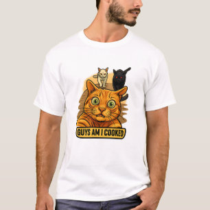 Jungs, bin ich erledigt? Lustiges Katzen-Meme Pani T-Shirt