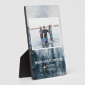 Jungs Christliche Taufe Gedenkstätte Fotoplatte (Seite)