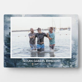 Jungs Christliche Taufe zum Gedenken an das Gesche Fotoplatte