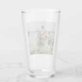 Jungs, die an der Küste spielen (von Albert Edelfe Glas (Rückseite)