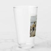 Jungs, die an der Küste spielen (von Albert Edelfe Glas (Rechts)