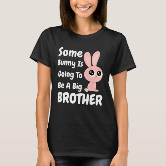 Jungs, die ein paar Bunny wird ein großer Bruder E T-Shirt (Vorderseite)