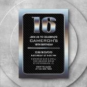 Jungs Einladung zum 16. Geburtstag