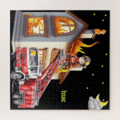 Jungs Feuerwehrmann Puzzle (Horizontal)