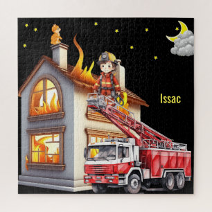 Jungs Feuerwehrmann Puzzle