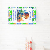 Jungs Gaming Willkommen Personalisierten Geburtsta Banner (InSitu)