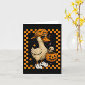 Jungs Gänsehaut Halloween Spooky Goosey Albern Gän Karte (Gelbe Blume)