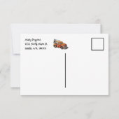 Jungs Geburtstagsparty Dankeskarte (Rückseite)