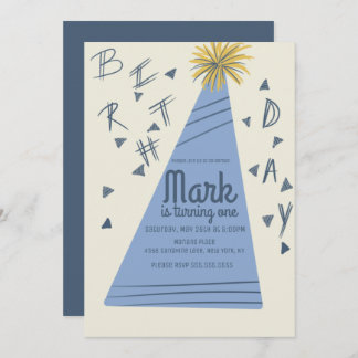 Jungs Geburtstagsparty Hut Briefing Einladung