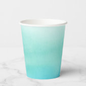 Jungs Geburtstagsparty Otter Themed Personalisiert Pappbecher (Rückseite)