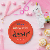 Jungs Gymnastik Geburtstagspartys Teller mit seine (Party)
