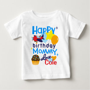 Jungs Happy Geburtstag bis Mommy Shirt von Son