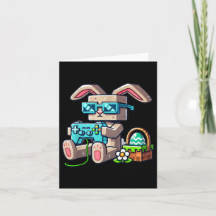 Jungs Happy Ostertag Bunny Egg Video Game Gamer Karte